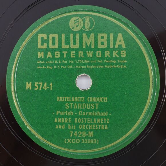 Andre Kostelanetz Conducts 1945 4x 12" 78rpm  Record Book Set Masterworks M-574 - Picture 11 of 16